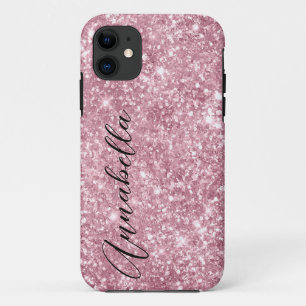 Funda Para iPhone 11 Brillante Glitter Rosa