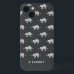 Funda Para iPhone 13 Brillante y colorido personalizado sloth<br><div class="desc">Brillante y colorido diseño de perezoso personalizado personalizado. El color de fondo se puede modificar.</div>
