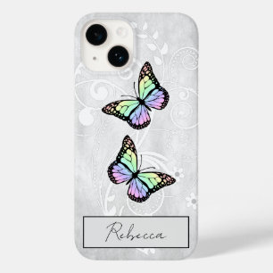 Funda Para iPhone 14 De Case-Mate Brillantes mariposas arcoiris