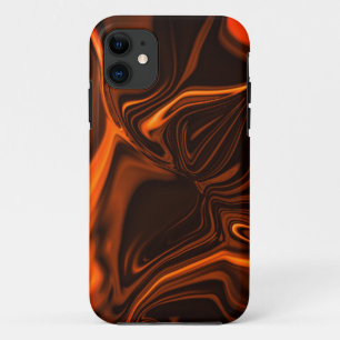 Funda Para iPhone 11 Brillantes undulaciones coralinas curvadas sobre f
