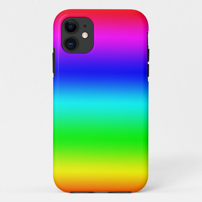 Funda De Case-Mate Para iPhone Brillo arcoiris (Reverso)