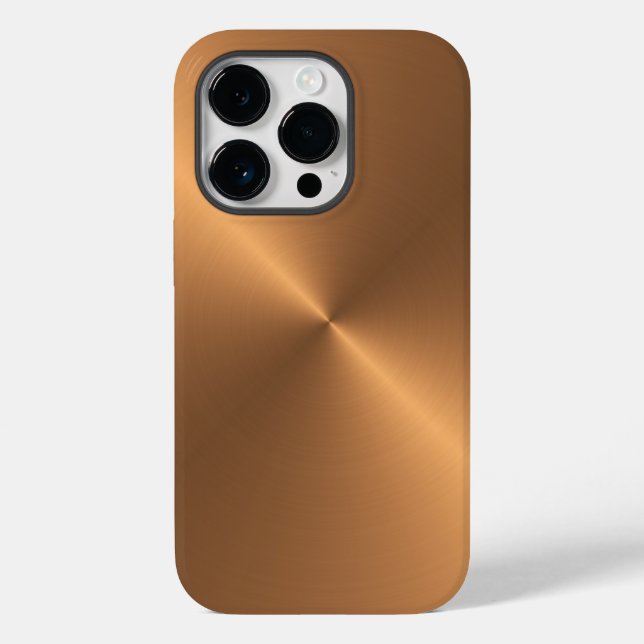 Funda De Case-Mate Para iPhone Brillo de cobre (Reverso )
