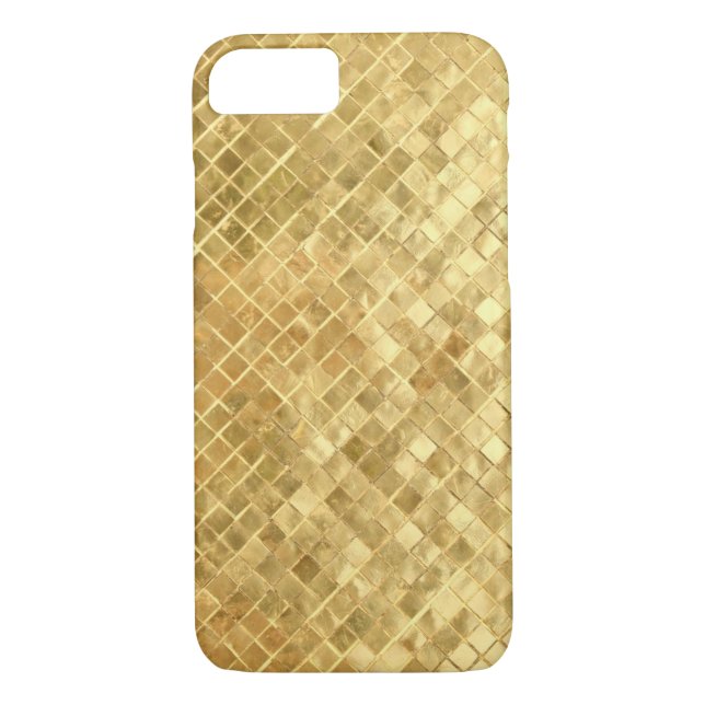 Funda De Case-Mate Para iPhone brillo de diamante dorado (Reverso)