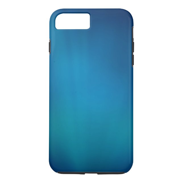 Funda De Case-Mate Para iPhone Brillo submarino azul profundo (Reverso)
