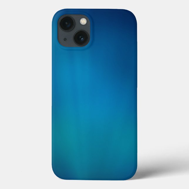 Funda De Case-Mate Para iPhone Brillo submarino azul profundo (Reverso)