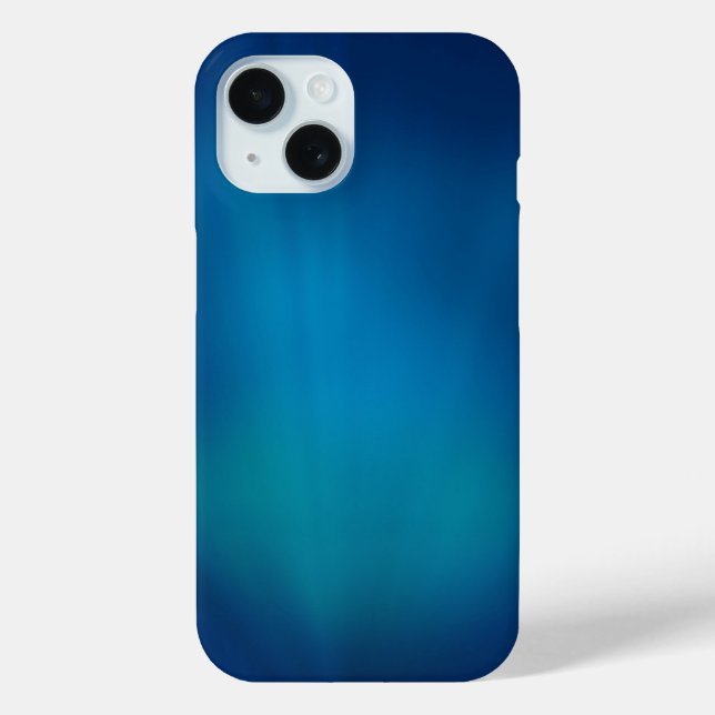 Funda De Case-Mate Para iPhone Brillo submarino azul profundo (Reverso )
