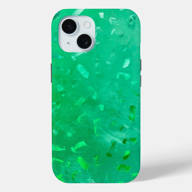 Funda De Case-Mate Para iPhone Brillo Verde (Reverso )