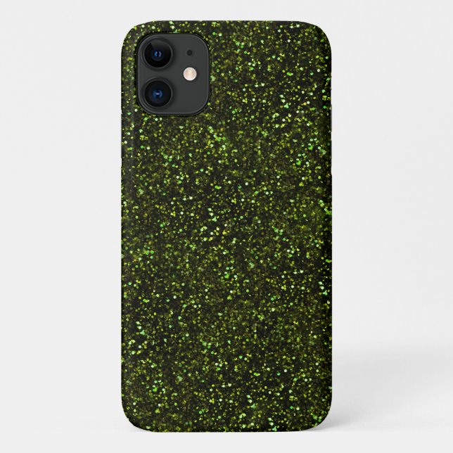 Funda De Case-Mate Para iPhone Brillo verde oscuro (Reverso)