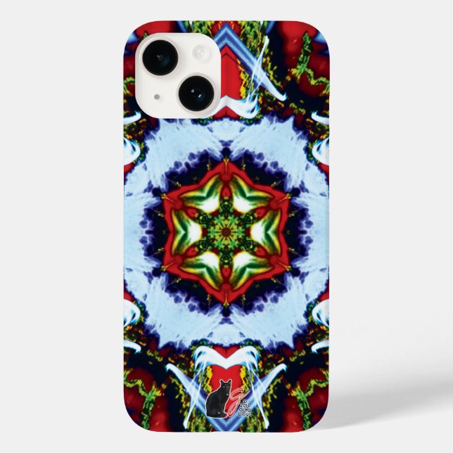 Funda De Case-Mate Para iPhone Brindle Kaleidoscope (Reverso )