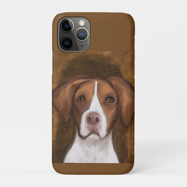 Funda De Case-Mate Para iPhone Brittany Spaniel (Reverso)