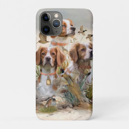 Funda Para iPhone 11 Pro Brittany Spaniel, pasión por las aves