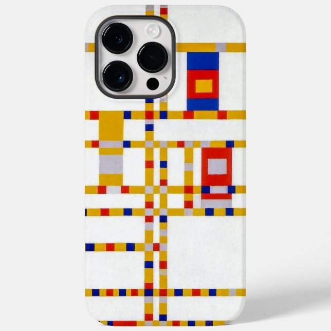 Funda De Case-Mate Para iPhone Broadway Boogie Woogie | Piet Mondrian | (Reverso )