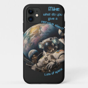 Funda Para iPhone 11 Broma de astronauta personalizable