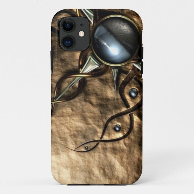 Funda De Case-Mate Para iPhone Bronce elegante (Reverso)