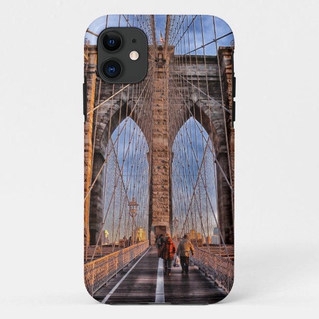 Funda De Case-Mate Para iPhone Brooklyn Bridge New York USA (Reverso)