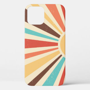 Funda Para iPhone 12 Brote de sol retro: colorido cartel vintage.