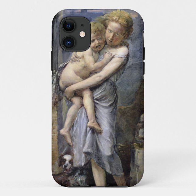 Funda De Case-Mate Para iPhone Brother y hermana (Reverso)