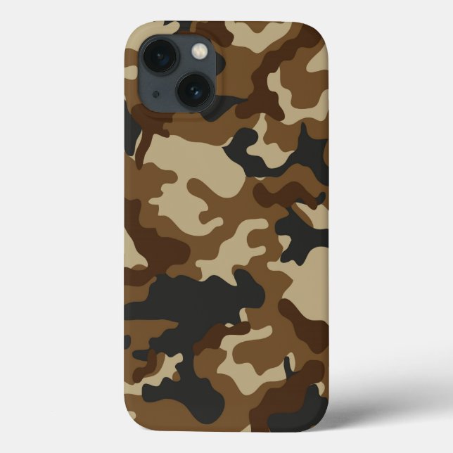 Funda De Case-Mate Para iPhone Brown Camo (Reverso)