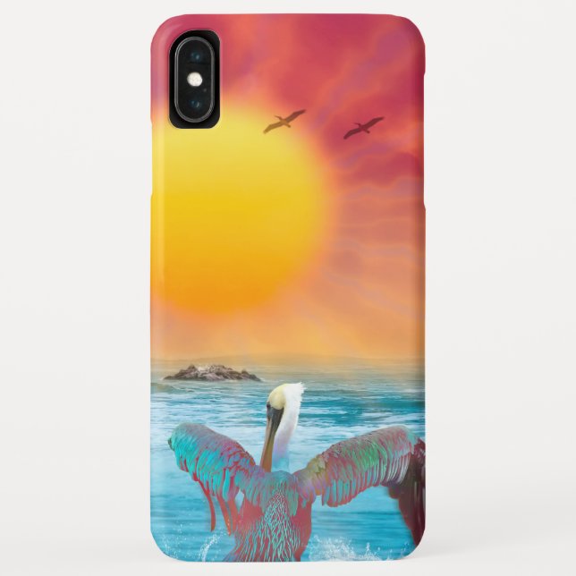 Funda De Case-Mate Para iPhone Brown Pelicans SUN KISSED PELICANOS (Reverso)