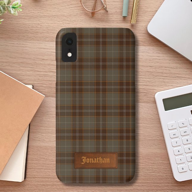 Funda De Case-Mate Para iPhone Brown Scottish Tartan Plaid Pattern (Subido por el creador)