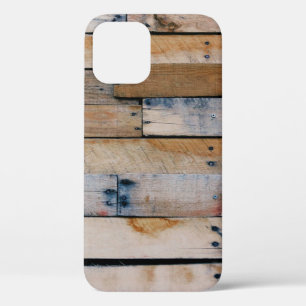 Funda Para iPhone 12 Brown wooden wall