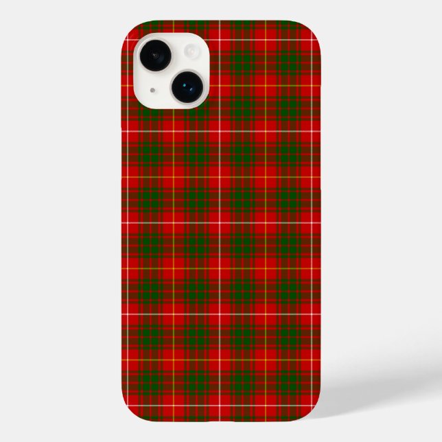 Funda De Case-Mate Para iPhone Bruce tartan green plon (Reverso )