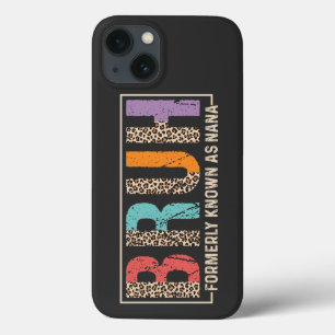 Funda Para iPhone 13 Bruh Antes Conocido Como Nana Leopard Retro Funny