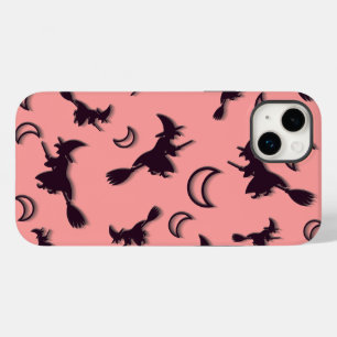 Funda Para iPhone 14 Plus De Case-Mate Bruja voladora entre media luna en la noche de Hal