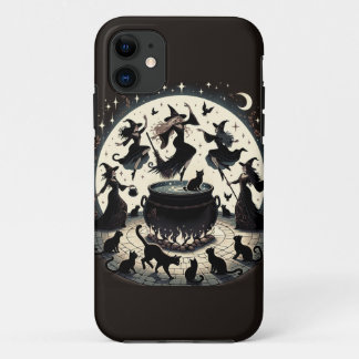 Funda Para iPhone 11 Brujas Dans: Reunión del Bosque Encantado