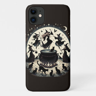 Funda Para iPhone 11 Brujas Dans: Reunión del Bosque Encantado