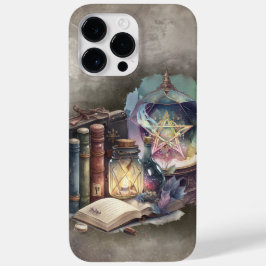 Funda Para iPhone 14 Pro Max De Case-Mate Brujería | Tomos del libro de deletreo en pastel y