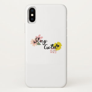 Funda Para iPhone X BTS Stay Gold