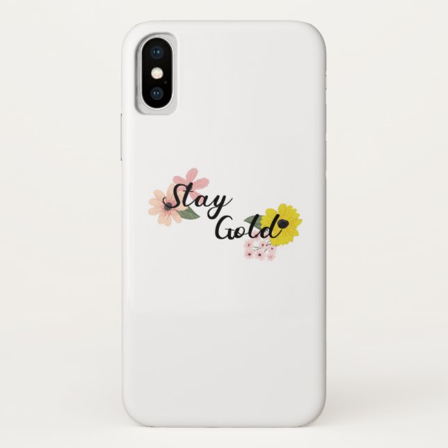 Funda De Case-Mate Para iPhone BTS Stay Gold (Reverso)