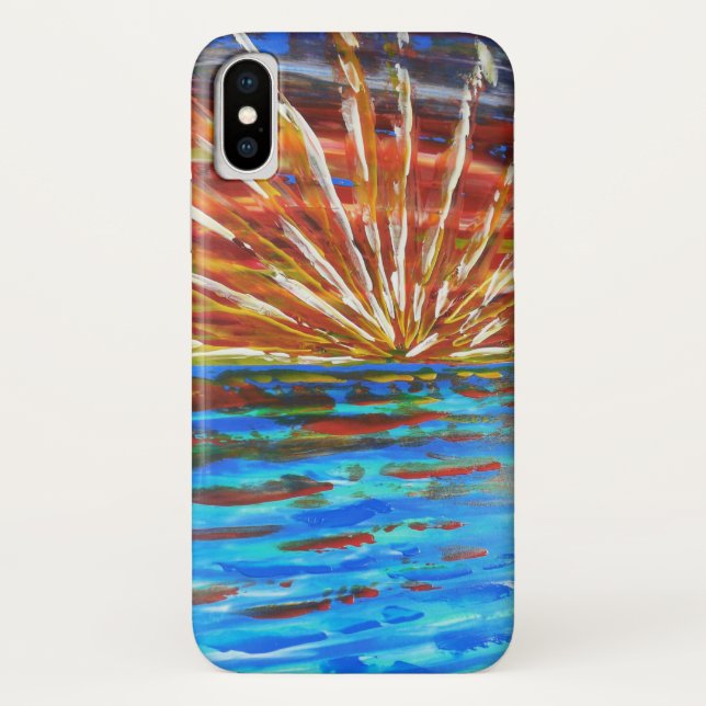 Funda De Case-Mate Para iPhone Bubblepacífico teléfono (Reverso)