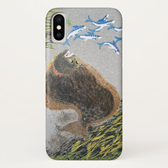 Funda De Case-Mate Para iPhone Bubblepacífico teléfono (Reverso)