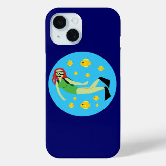 Funda Para iPhone 15 Buceador de Scuba