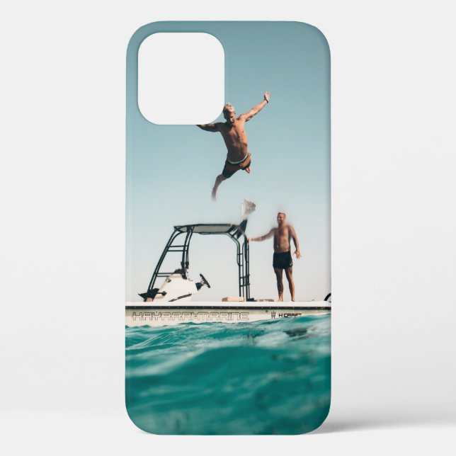 Funda De Case-Mate Para iPhone Buceo en la piscina (Reverso )