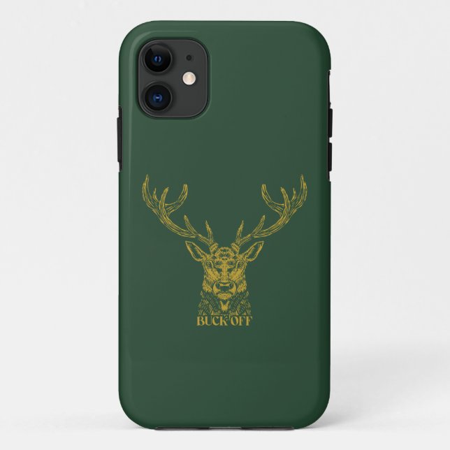 Funda De Case-Mate Para iPhone Buck Off Wild Deer (Reverso)