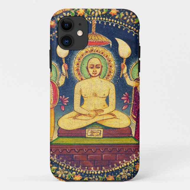 Funda De Case-Mate Para iPhone Buda meditando con yoga (Reverso)