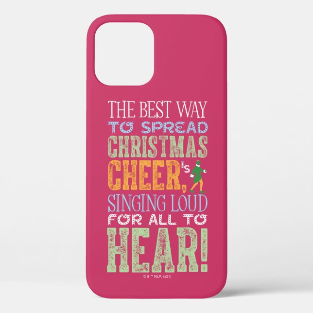 Funda De Case-Mate Para iPhone Buddy the Elf | Navidades Cheque (Reverso )