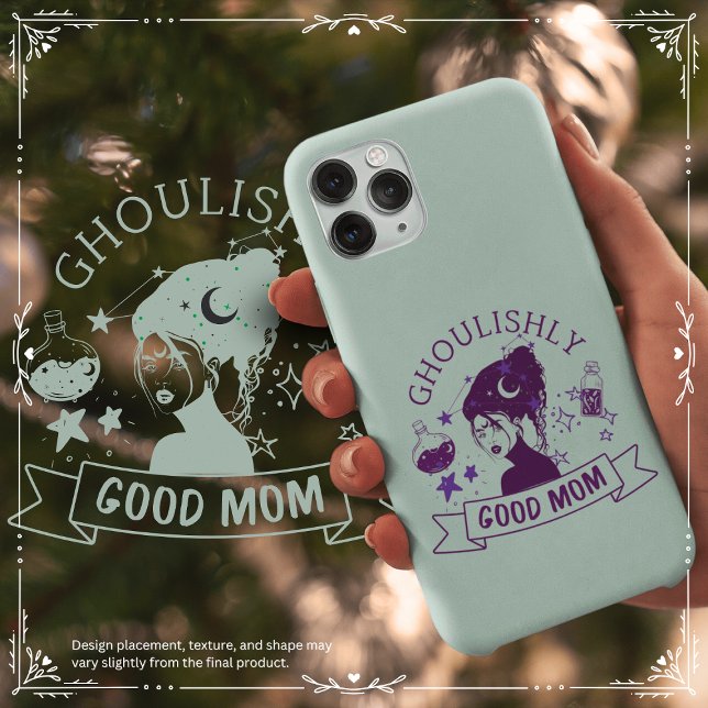 Funda De Case-Mate Para iPhone Buena Mamá (Ghoulishly Good Mom Cover from The Beekeeper Store)