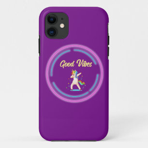 Funda Para iPhone 11 Buenas Vibes Unicorn