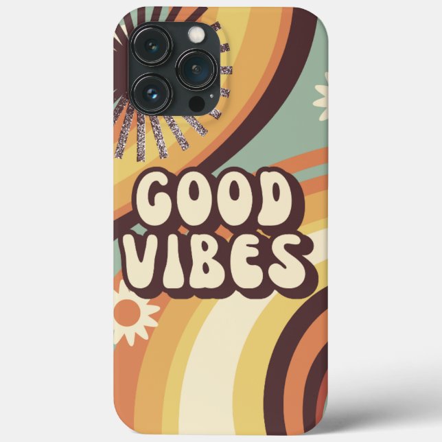 Funda De Case-Mate Para iPhone buenas vibraciones (Reverso )