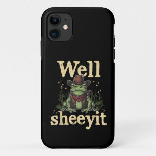 Funda Para iPhone 11 Bueno, caramba, vaca divertida, rana vaquera, meme