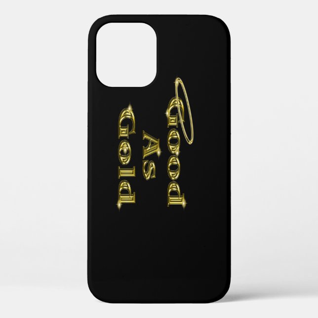 Funda De Case-Mate Para iPhone Bueno como oro (Reverso )