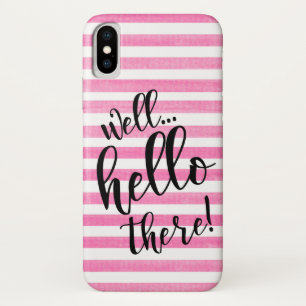 Funda Para iPhone X BUENO HOLA ALLÍ EN CUALQUIER Funda de iPhone X a c
