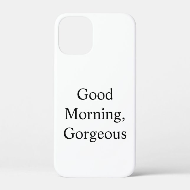 Funda De Case-Mate Para iPhone Buenos Días, Preciosa (Reverso )