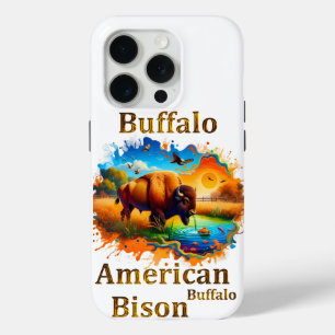 Funda Para iPhone 15 Pro Búfalo americano