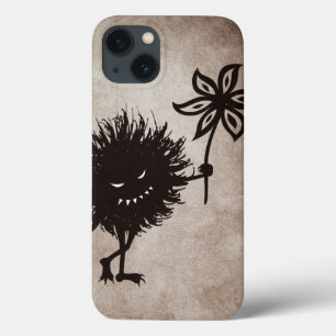 Funda Para iPhone 13 Bug malvado vintage da Halloween de flores