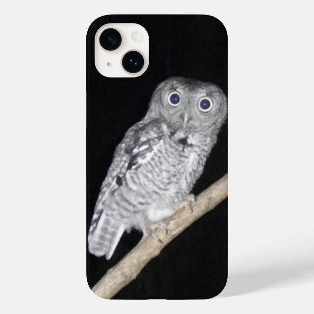 Funda De Case-Mate Para iPhone Búho (Reverso )